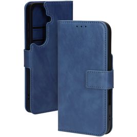 Mobiparts Classic Wallet Samsung Galaxy S26 MagSafe Hoesje Bookcase - Steel Blue