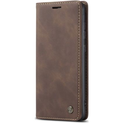 Caseme 013 Samsung Galaxy A41 Hoesje Bookcase Portemonnee - Bruin