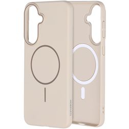 Mobiparts Slim Line Samsung Galaxy A37 MagSafe Hoesje Hardcase Backcover - Off White