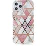 Mobigear Marble iPhone 12 Pro Max Hoesje Flexibel TPU Backcover - Roze