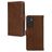 Mobilize Wallet Samsung Galaxy A25 Hoesje Echt Leer Bookcase Portemonnee - Bruin