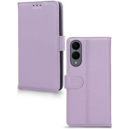 Mobilize Premium Gelly Samsung Galaxy S25 Edge Hoesje Bookcase Portemonnee - Paars