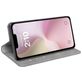 Mobigear Retro Slim iPhone 16e Hoesje Bookcase Portemonnee - Grijs
