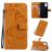Mobigear Butterfly Samsung Galaxy A71 Hoesje Bookcase Portemonnee - Cognac