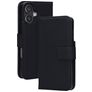 Mobiparts Wallet iPhone 17 Hoesje Echt Leer Bookcase Portemonnee - Zwart