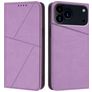 Mobigear Frosted Flip iPhone 17 Pro Max Hoesje Bookcase Portemonnee - Paars