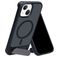 Mobiparts Hardcover iPhone 14 MagSafe Hoesje Hardcase Backcover met Standaard - Satin Black