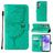 Mobigear Butterfly Samsung Galaxy A55 Hoesje Bookcase Portemonnee - Groen