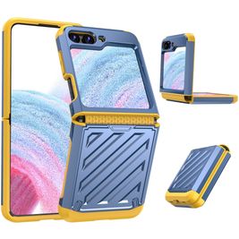 Mobigear Groove Samsung Galaxy Z Flip 5 Hoesje Hardcase Backcover - Blauw