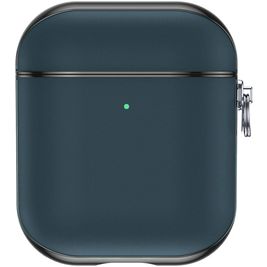Valenta Snap Apple AirPods 1 Hoesje Echt Leer - Blauw