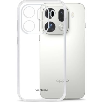 Mobilize Gelly Doorzichtig OPPO Find X9 Pro Hoesje Flexibel TPU Backcover - Transparant