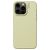 Nudient Base iPhone 15 Pro Max Siliconen Hoesje Backcover - Pale Yellow