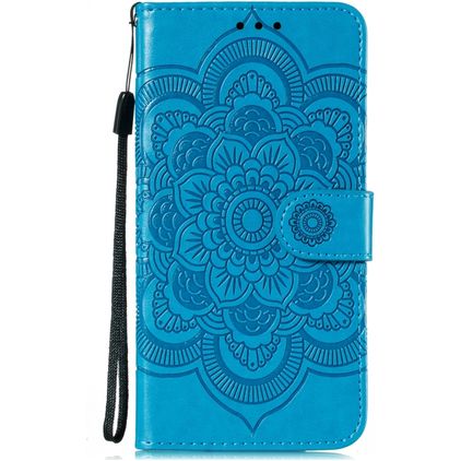 Mobigear Mandala Huawei P40 Pro Hoesje Bookcase Portemonnee - Blauw