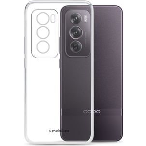 Mobilize Gelly Doorzichtig OPPO Reno 12 Pro Hoesje Flexibel TPU Backcover - Transparant