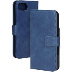 Mobiparts Classic Wallet iPhone 16e MagSafe Hoesje Bookcase - Steel Blue