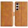 Mobigear Slim Magnet Samsung Galaxy S24 FE Hoesje Bookcase Portemonnee - Cognac
