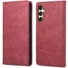 Mobigear Wallet Samsung Galaxy A17 Hoesje Bookcase Portemonnee - Rood