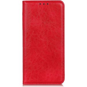 Mobigear Classic Elegance OPPO Reno 4 Hoesje Bookcase Portemonnee - Rood