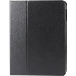Mobigear Classic iPad 4 (2012) Hoes Bookcase + Stylus Houder - Zwart
