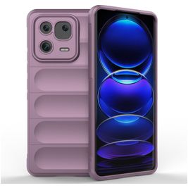 Mobigear Bumpy Xiaomi 13 Pro Hoesje Flexibel TPU Backcover - Paars