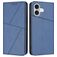 Mobigear Frosted Flip iPhone 17 Hoesje Bookcase Portemonnee - Blauw