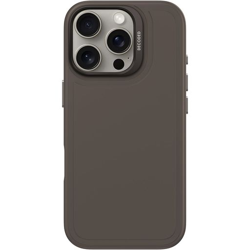 Decoded Stacks iPhone 16 Pro Siliconen MagSafe Hoesje Backcover - Phantom Black