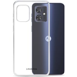 Mobilize Gelly Doorzichtig Motorola Moto G54 Hoesje Flexibel TPU Backcover - Transparant