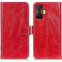 Mobigear Basic POCO F4 GT Hoesje Bookcase Portemonnee - Rood