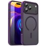 Mobigear Shockproof iPhone 17 Pro Max MagSafe Hoesje Hardcase Backcover - Crystal Purple