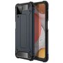 Mobigear Outdoor Samsung Galaxy A12 Hoesje Hardcase Backcover Shockproof - Marineblauw