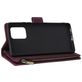 Mobigear Zipper Samsung Galaxy S10 Lite Hoesje Bookcase Portemonnee - Rood