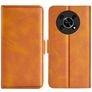 Mobigear Slim Magnet HONOR Magic 4 Lite Hoesje Bookcase Portemonnee - Cognac