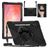 Mobigear SureGrip XGuard Samsung Galaxy Tab S11 Ultra Hoes Hard kunststof / Siliconen Backcover + Stylus Houder + Schouderband + Standaard - Zwart