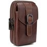 Mobigear Broekriemhoesje (max 17 cm x 11 cm) - Riemtasje - Holster - Bruin