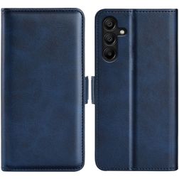 Mobigear Slim Magnet Samsung Galaxy M15 Hoesje Bookcase Portemonnee - Donkerblauw