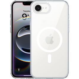 Valenta Back Cover Doorzichtig iPhone 16e MagSafe Hoesje Hardcase Backcover - Transparant