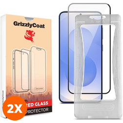 GrizzlyCoat Easy Align Samsung Galaxy S26 Plus Glazen Screenprotector - Case Friendly + Installatie Frame (2-Pack)