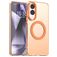 Mobigear Shockproof Samsung Galaxy S25 Edge MagSafe Hoesje Hardcase Backcover - Oranje