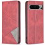 Mobigear Rhombus Slim Google Pixel 8 Pro Hoesje Bookcase - Rood