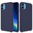 Mobigear Rubber Touch iPhone 11 Siliconen Hoesje Backcover - Marineblauw