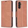Mobigear Excellent Samsung Galaxy A56 Hoesje Bookcase Portemonnee - Bruin