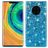 Mobigear Glitter Huawei Mate 30 Pro Hoesje Hardcase Backcover - Blauw