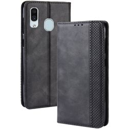 Mobigear Sensation Samsung Galaxy A20e Hoesje Bookcase Portemonnee - Zwart