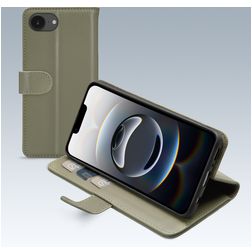 Mobilize Premium Gelly iPhone 16e Hoesje Bookcase Portemonnee - Groen