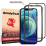 GrizzlyCoat Easy Fit iPhone 12 Pro Glazen Screenprotector - Case Friendly + Installatie Frame - Zwart