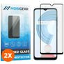 Mobigear Premium Realme C21 Glazen Screenprotector - Case Friendly - Zwart (2-Pack)