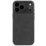 Decoded iPhone 17 Pro Hoesje Echt Leer Backcover Shockproof - Zwart