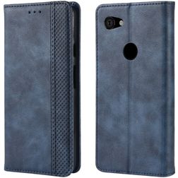 Mobigear Sensation Google Pixel 3a Hoesje Bookcase Portemonnee - Blauw