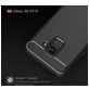 Mobigear Brushed Slim Samsung Galaxy A8 (2018) Hoesje Flexibel TPU Backcover - Grijs