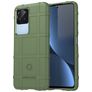 Mobigear Rugged Shield POCO F4 Hoesje Flexibel TPU Backcover Shockproof - Groen